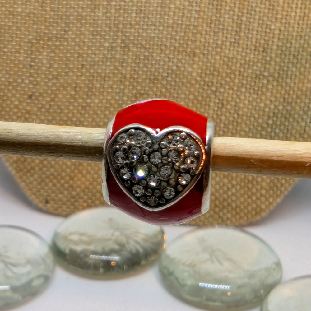 Brighton J97172 Red Blissful Heart Bead